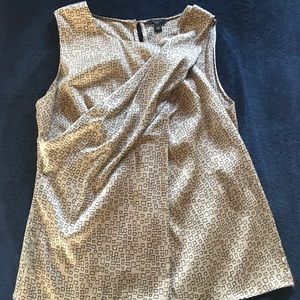 Ann Taylor gold & black top